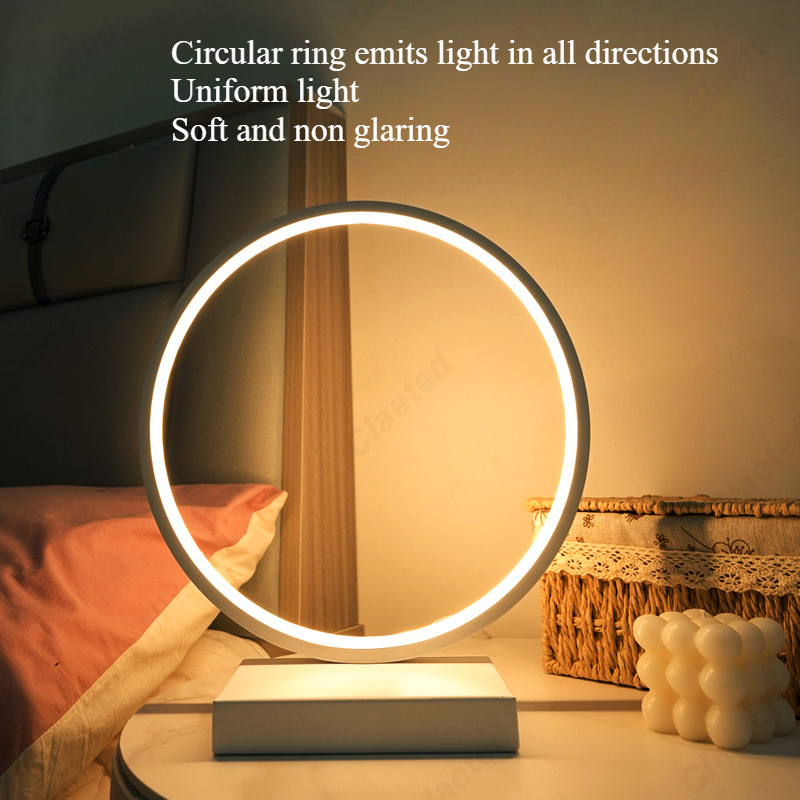 창의적이고 미니멀리스트 LED 스토리지 링 테이블 램프 - Ring Light Desk Small 리뷰 및 가격
