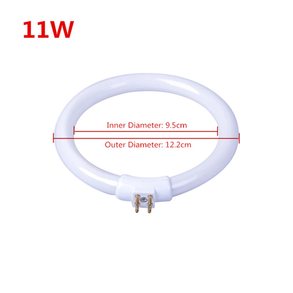 흰색 작은 책상 램프 전구 T4 11W 12W 형광 링 - Ring Light Desk Small 리뷰 및 가격